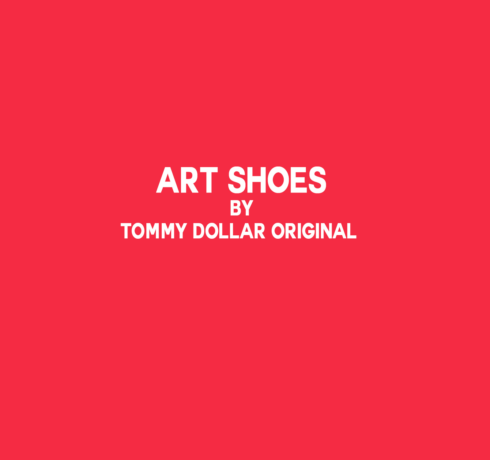 Art shoes text 
